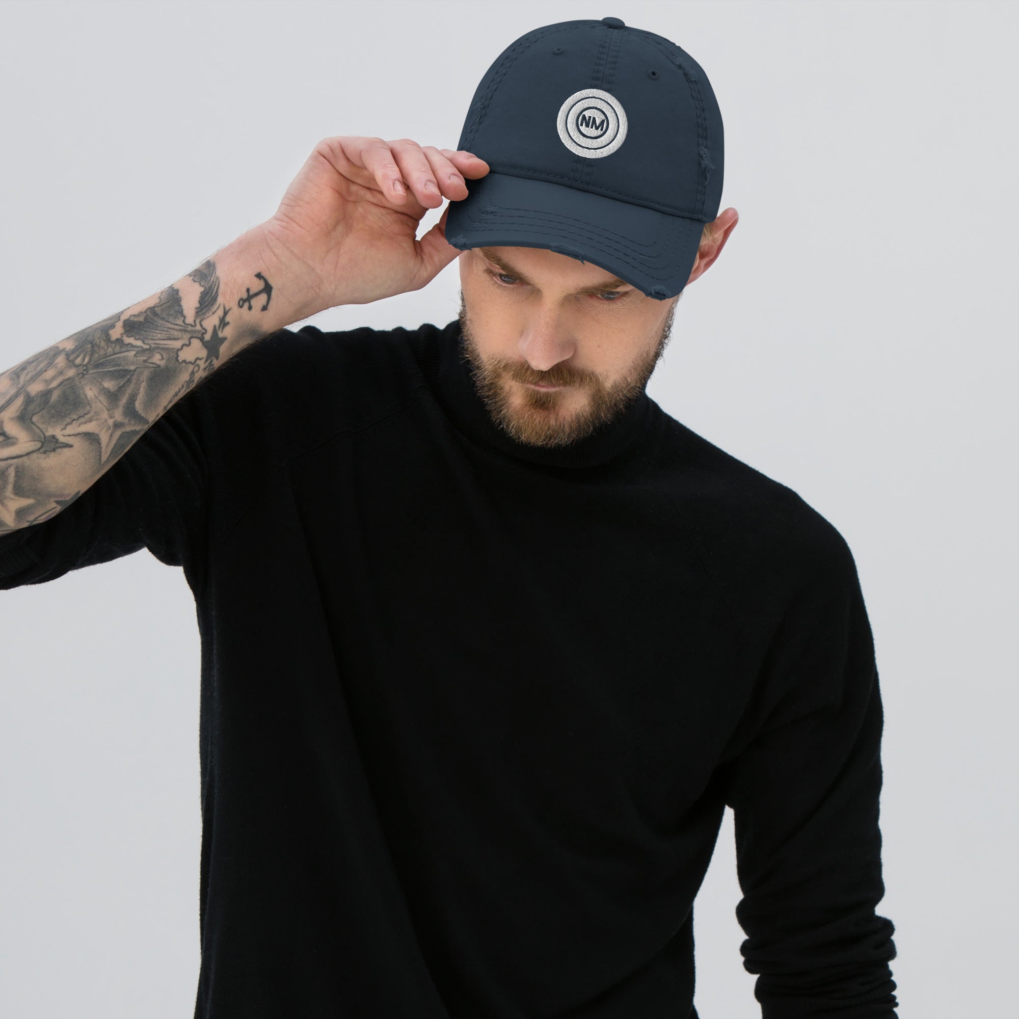 NoModel Distressed Dad Hat