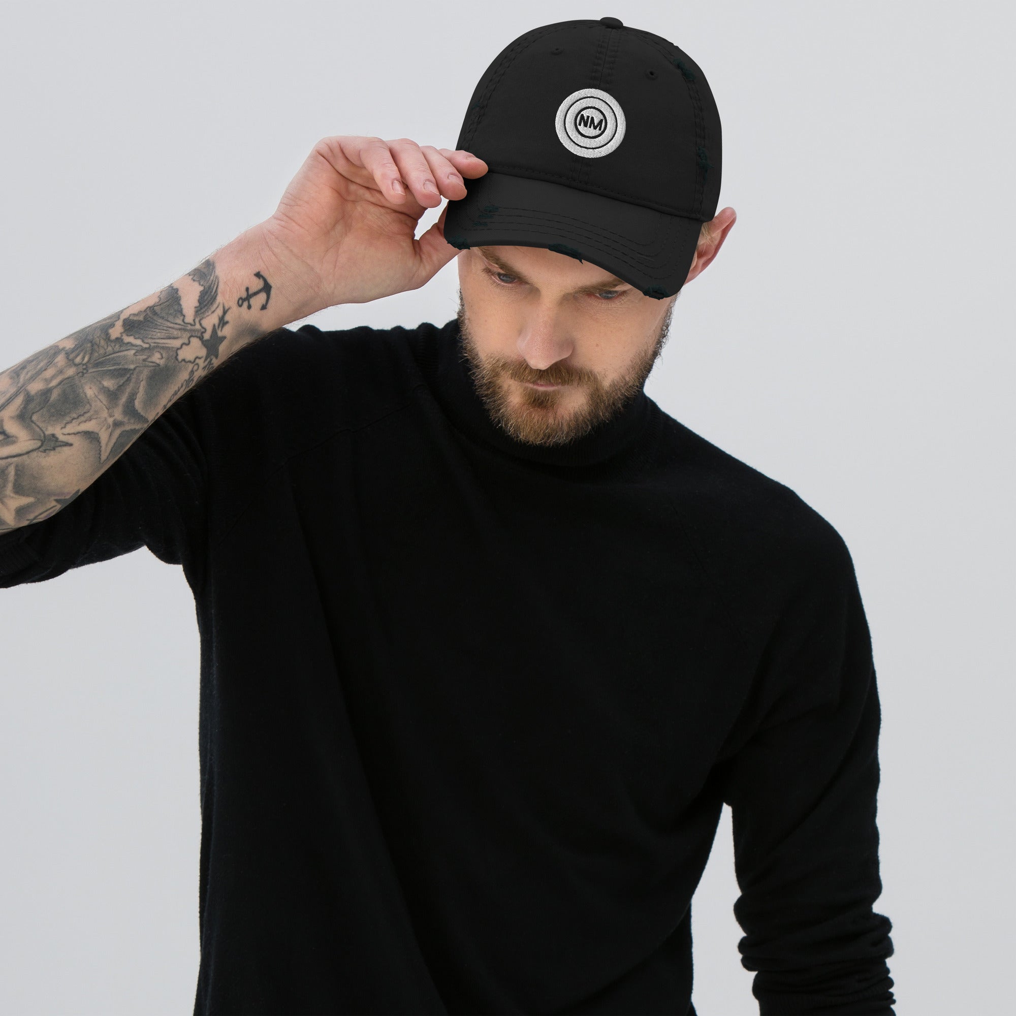 NoModel Distressed Dad Hat