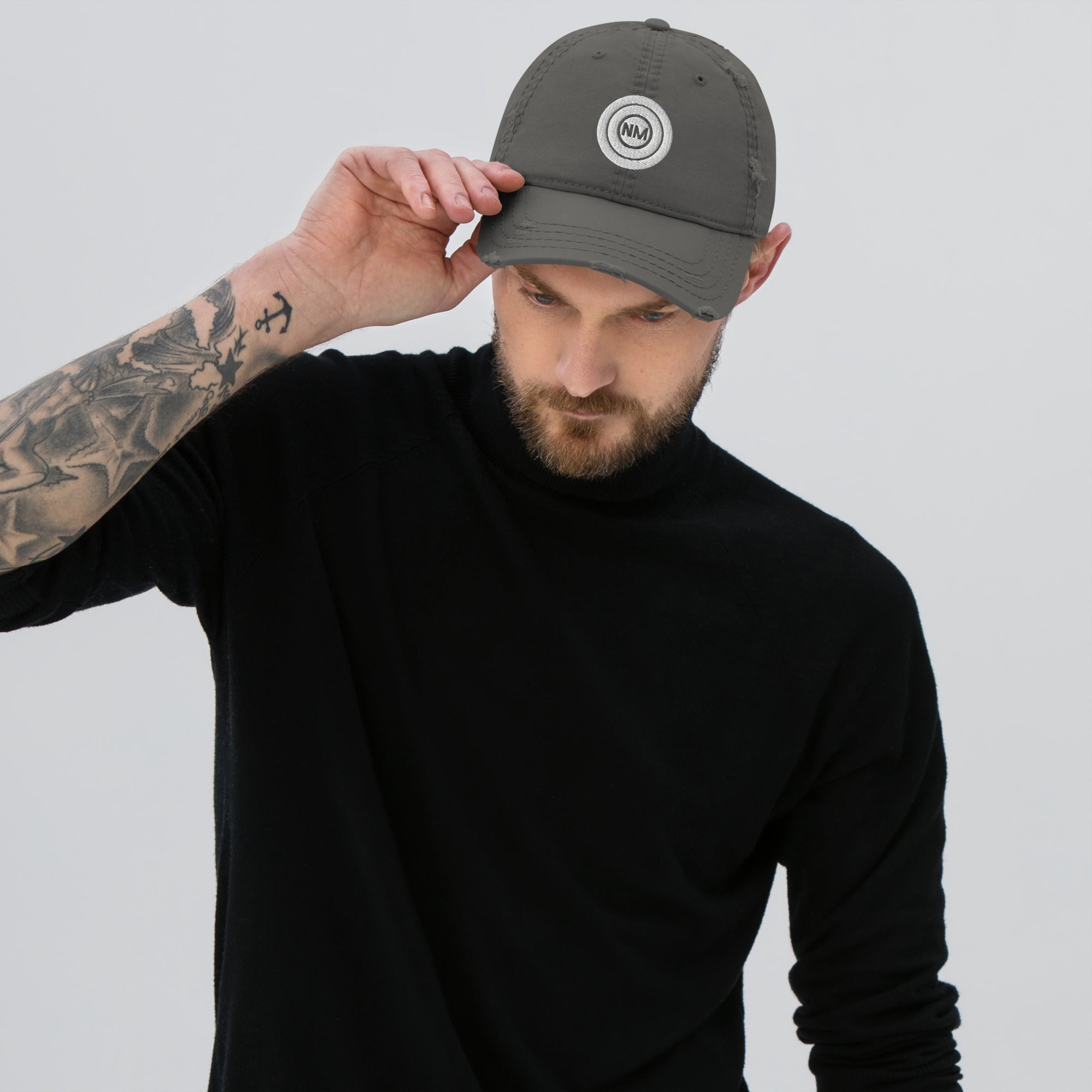 NoModel Distressed Dad Hat